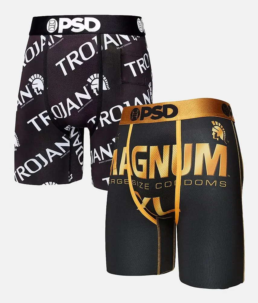 PSD Men's Magnum Xl Boxer Briefs, Black, XL at  Men's