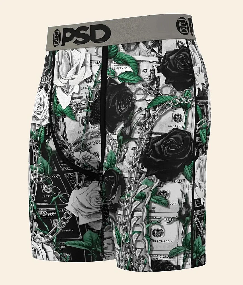 PSD Adorned Roses Stretch Boxer Briefs