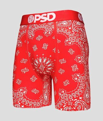 PSD Red Bandana Stretch Boxer Briefs