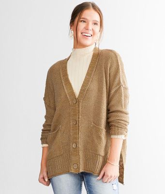 BKE Marled Cardigan Sweater