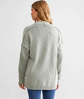 Washed Cardigan Sweater