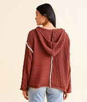 Chenille Hooded Sweater