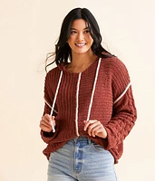 BKE Chenille Hooded Sweater