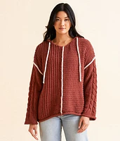 Chenille Hooded Sweater