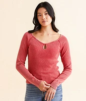 Washed Thermal Top