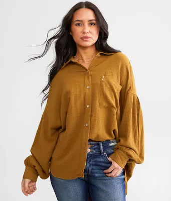 BKE Button Down Blouse