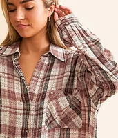 Oversized Plaid Shirt