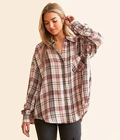 Oversized Plaid Shirt