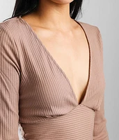 Ribbed Empire Top