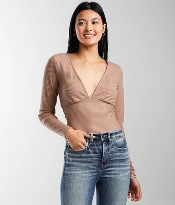 Ribbed Empire Top