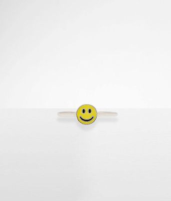 Pura Vida Happy Face Ring