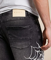 Relaxed Denim Stretch Short