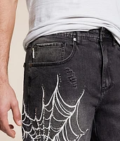 Relaxed Denim Stretch Short