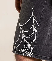 Relaxed Denim Stretch Short