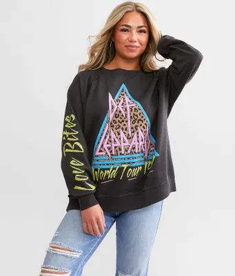 Recycled Karma Def Leppard Oversized Band Pullover