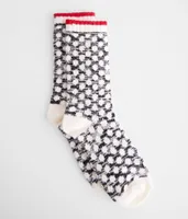 BKE Muk Luks Honeycomb Crew Socks