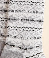 Metallic Chenille Socks