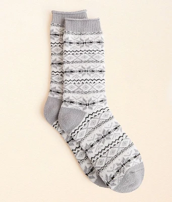 BKE Metallic Chenille Socks