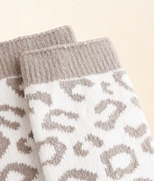 Leopard Chenille Socks