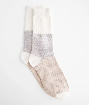 BKE Muk Luks Color Block Socks