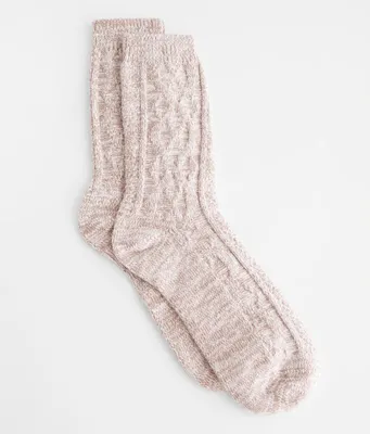 BKE Muk Luks Microfiber Crew Socks