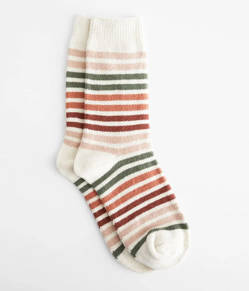 BKE Muk Luks Striped Socks