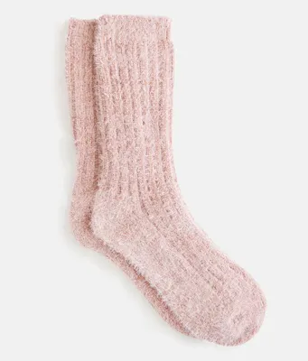 BKE Muk Luks Chenille Boot Socks