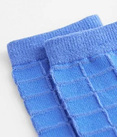 BKE Blue Grid Socks
