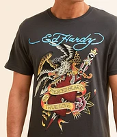 Rhinestone Eagle Dagger T-Shirt