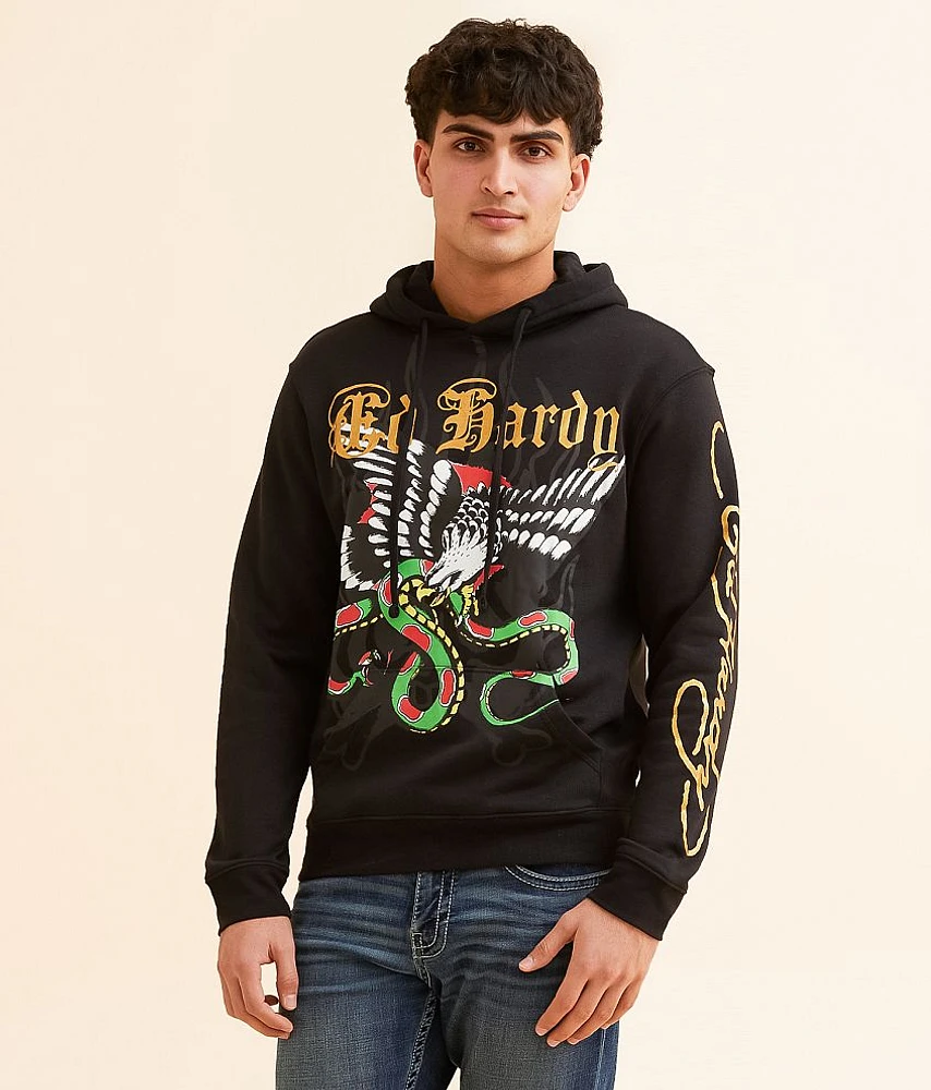 Ed Hardy Eagle Snake Hooded Sweatshirt