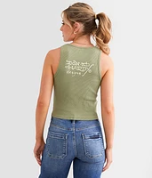 Dagger Cropped Tank Top