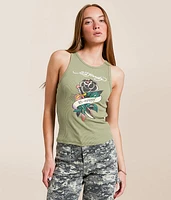 Black Rose Tank Top