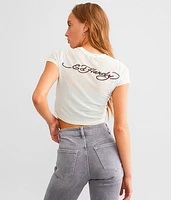 Swallow Bird Cropped T-Shirt