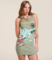 Black Rose Mini Dress
