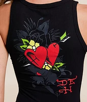 Wings Cut-Out Mini Dress