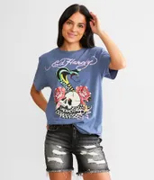 Ed Hardy Rose Cobra T-Shirt