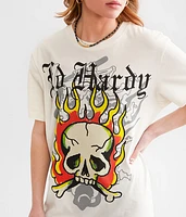 Flame Skull Throwback T-Shirt