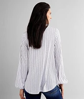 Striped Knit Top