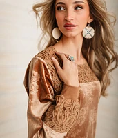 Velvet Floral Top