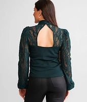 Beaded Lace Top