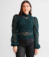 Beaded Lace Top