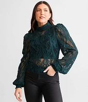 Beaded Lace Top