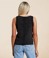 Pieced Crochet Tank Top