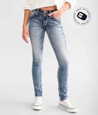 Rock Revival Pearlie Mid-Rise Skinny Stretch Jean