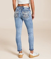 Savannah Mid-Rise Ankle Skinny Stretch Jean