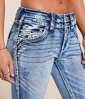 Savannah Mid-Rise Ankle Skinny Stretch Jean