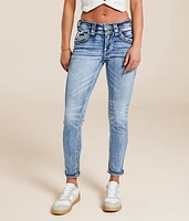 Savannah Mid-Rise Ankle Skinny Stretch Jean