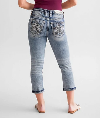 Rock Revival Sidonie Easy Mid-Rise Cuffed Stretch Capri Jean