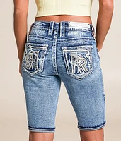 Pearlie Mid-Rise Bermuda Stretch Short