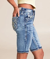 Pearlie Mid-Rise Bermuda Stretch Short